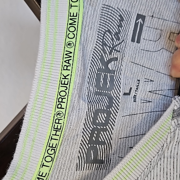 PROJEK RAW Mens T-shirt size:L - Picture 2 of 5